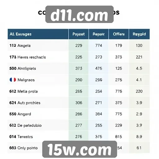 Comparação de d11.com com outros sites de jogos